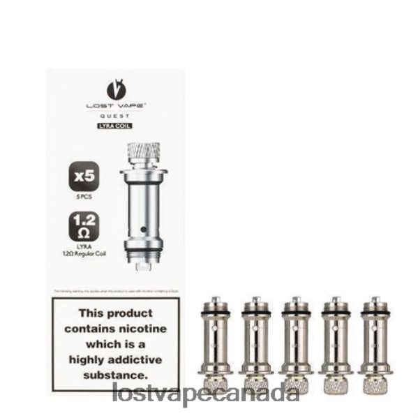 Lost Vape Lyra Replacement Coils (5-Pack) 220P8B432 - Lost Vape Pods Near Me Regular Coil 1.2ohm