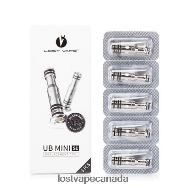Lost Vape UB Mini Replacement Coils (5-Pack) 220P8B8 - Lost Vape Canada 0.8ohm