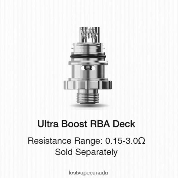 Lost Vape Ultra Boost Coils (5-Pack) 220P8B351 - Lost Vape Near Me Canada RBA Deck