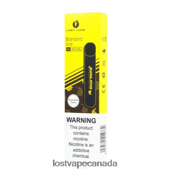 Lost Vape Mana Stick Disposable | 300 Puffs | 1.2mL 220P8B404 - Lost Vape Price Canada Banana Ice 5%