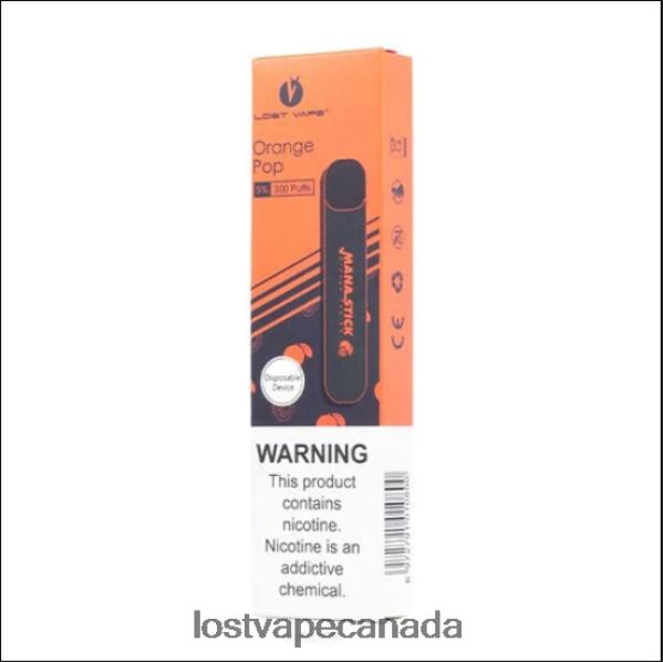 Lost Vape Mana Stick Disposable | 300 Puffs | 1.2mL 220P8B523 - Lost Vape Customer Service Orange Pop 5%