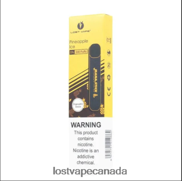 Lost Vape Mana Stick Disposable | 300 Puffs | 1.2mL 220P8B526 - Lost Vape Wholesale Pinapple Ice 5%