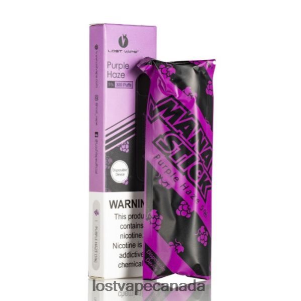 Lost Vape Mana Stick Disposable | 300 Puffs | 1.2mL 220P8B527 - Lost Vape Review Purple Haze 5%