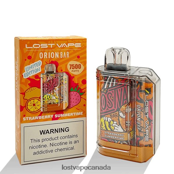 Lost Vape Orion Bar Disposable | 7500 Puff | 18mL | 50mg 220P8B98 - Lost Vape Canada Strawberry Summertime