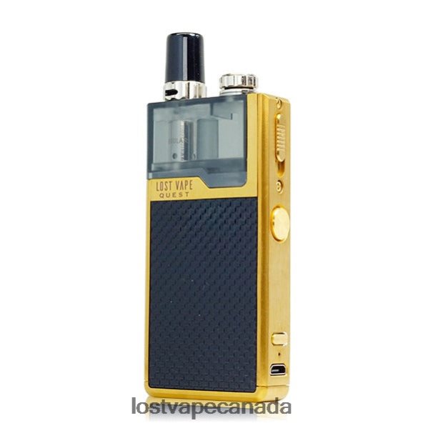 Lost Vape Quest Orion Q Pod Device Full Kit 220P8B466 - Lost Vape Wholesale Gold/Black Weave