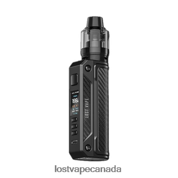 Lost Vape Thelema Solo 100W Kit 220P8B171 - Lost Vape Near Me Canada Black/Carbon Fiber