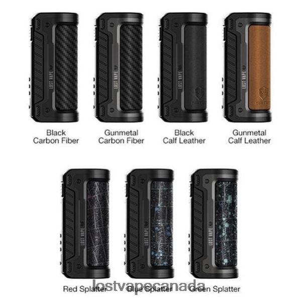 Lost Vape Hyperion DNA 100C Mod 100w 200w 220P8B394 - Lost Vape Price Canada Black Calf Leather
