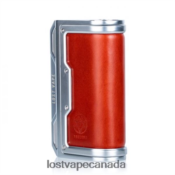 Lost Vape Thelema DNA250C Mod | 200w 220P8B438 - Lost Vape Canada Stainless Steel/Calf Leather