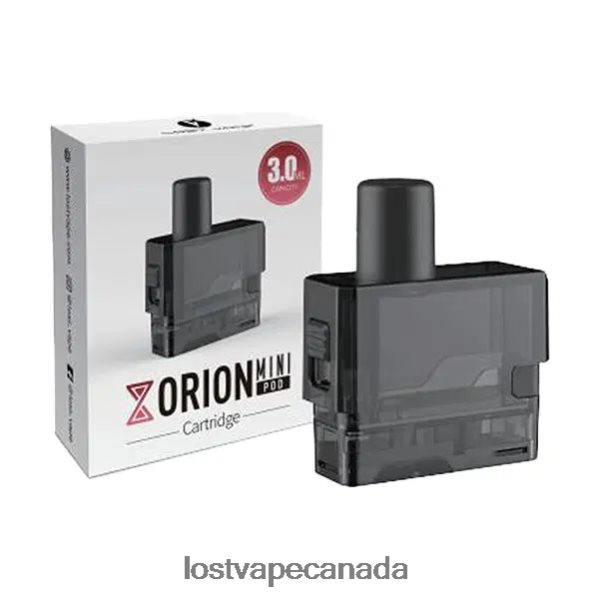 Lost Vape Orion Mini Empty Replacement Pod | 3mL 220P8B34 - Lost Vape Price Canada Black